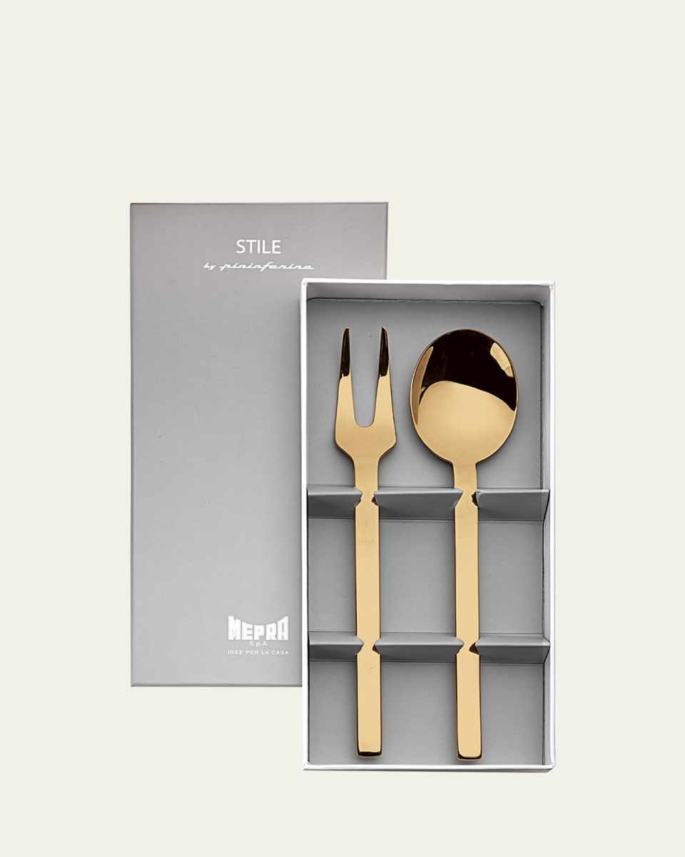 Stile Oro 2-Piece Serving Gift Box